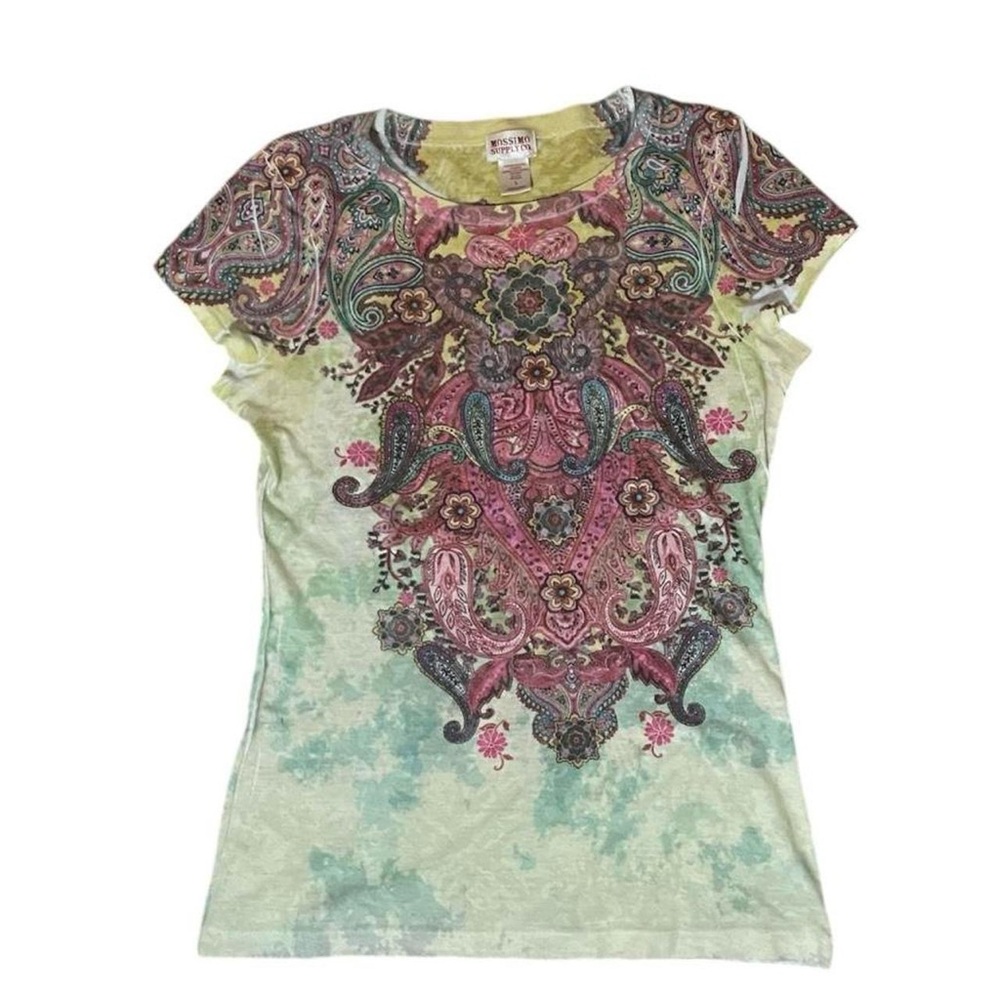 Desigual Women's Multicolor Paisley Top
